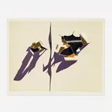 Burhan Doğançay, Untitled, c. 1978, lithograph in colors
