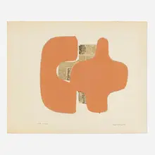 Conrad Marca-Relli, Ibiza, 1968, screenprint with collage