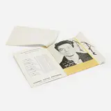 The Thirteen Most Wanted Men (Dossier No. 2357) exhibition catalog and print by Andy Warhol, 1967, printed exhbition catalog, screenprint, sold Feb 2023