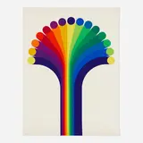 Julio Le Parc, Volume Virtuel, 1974, screenprint in colors