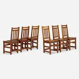 Limbert, Dining chairs model 1921, set of six