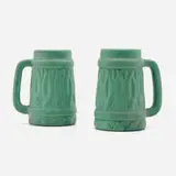 N. Forester for Teco Pottery, Mugs model 298, set of two, c. 1904, glazed earthenware