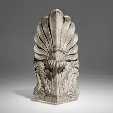 Acroterion from the McVickers Theater, Chicago by Newhouse & Bernham, c. 1922, glazed terracotta, sold Dec 2023