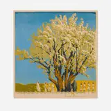 Gustave Baumann, Processional, woodcut in colors