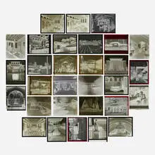 Henry Fuermann & Sons, Important Collection of Rare original photographic negatives of Frank Lloyd Wright commissions, c. 1905-1920, glass plate negatives, film negatives