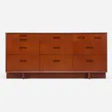 Frank Lloyd Wright, Cabinet, model 2000, 1955, mahogany