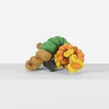 Jorge Eielson, Nodo, 1973, wool, burlap, felt