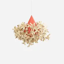 Irving Harper, Untitled (Hanging construction), painted paper construction