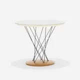 Isamu Noguchi, side table, model 87, 1953, laminate, enameled steel, birch