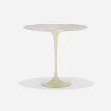 occasional table, model 161M by Eero Saarinen, 1957, marble, enameled metal, sold Feb 2017