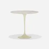 occasional table, model 161M by Eero Saarinen, 1957, marble, enameled metal, sold Feb 2017