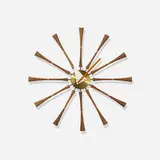 Spool wall clock, model 2239, Wright 2017