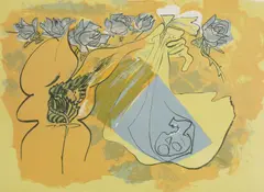 Untitled by Ceri Richards, lithograph, sold Oct 2020