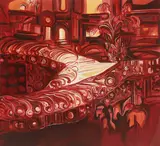 Emi Avora, Untitled, oil on canvas 137 x 152cm