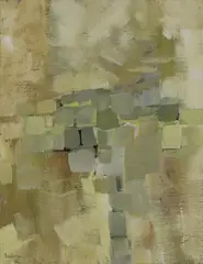 Untitled by Robert Sadler, acrylic on board 40.5 x 30cm Exhibited: Edge Gallery, sold Oct 2020