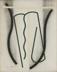 Nigel Hall, Untitled, charcoal and gouache on paper 76 x 56.5cm Provenance: Juda Rowan Gallery