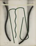 Nigel Hall, Untitled, charcoal and gouache on paper 76 x 56.5cm Provenance: Juda Rowan Gallery