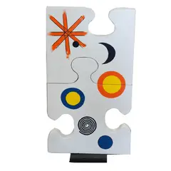 JerryWinick20th/21st CenturyUntitled (Puzzle Sculpture) by Untitled Jerry Winick, oil on particle boardunsignedOverall:, offered Aug 2025