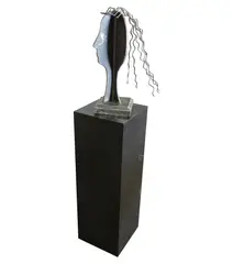 Robert Lee Morris, Untitled (Head of a Woman), 1989, steel