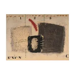 JamesCoignardFrench1925 - 2008Untitled (Abstract) by James Coignard, 1925 - 2008, Untitled, etching, carborundum and collageed. 67/75;, offered Jul 2025