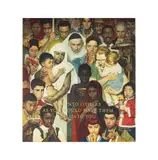 Norman Rockwell, Golden Rule, lithograph