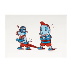 Gary Baseman, Teacher's Pet, 2000, lithograph