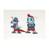 Gary Baseman, Teacher's Pet, 2000, lithograph