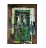 Paul Ecke, Portes En Provence - Marseille, 1997, oil and found objects on canvas
