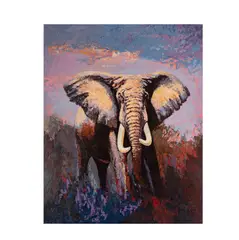 Mark King, Lone Tusker, 1991, serigraph