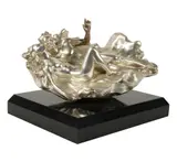 Frederick Hart, Genesis, 1988, silvered bronze, mounted to a rectangular plinth