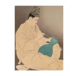 Paul Jacoulet, Le Maitre Potier, Coree (The Master Potter, Korea), color woodblock print on paper