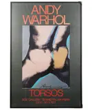 Andy Warhol, Torsos, Ace Gallery, Grand Palais, 1977, offset lithograph poster