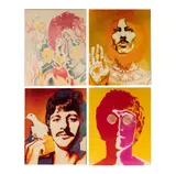 Richard Avedon, The Beatles, 1967, four offset lithograph posters