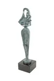 Alexander Archipenko, Egyptian Motif, bronze, mounted to plinth