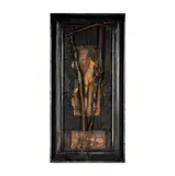 Untitled by Norman Schwab, 1988, mixed media on board, offered Jun 2025