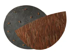 Minoru Ohira, Luna Y Sol (Sun and Moon), 1988, mixed media