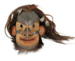 Duane Pasco, Mask, mixed media painted wood