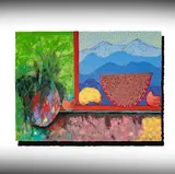 Vladimir Cora, Untitled (Still Life with Watermelon), 1996, serigraph