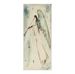 Ettore DeGrazia, Angel, watercolor on paper