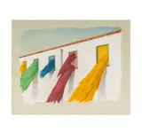 Steve Galloway, Is Anyone Home?, 1979, gouache