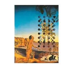 Dal? Nude in Contemplation Before the Five Regular Bodies by Salvador Dalí, chromolithograph, offered Jun 2025