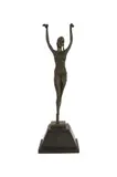 Dimitri H. Chiparus, Egyptian Dancer, patinated bronze, mounted to plinth