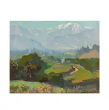 California Foothills Landscape by Marion Wachtel, oil on canvasboard, offered Jun 2025