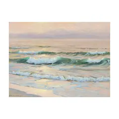 Golden Sunset by Frank Cuprien, 1920, oil on canvas, offered Jun 2025