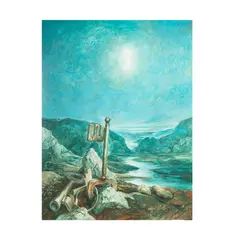 Samuel Bak, Oracle VI, 1997, oil on canvas