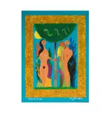 Yohanan Simon, Untitled (Adam and Eve), 1973, oil on canvas