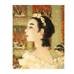 Dietz Edzard, Portrait of a Young Girl, oil on canvas