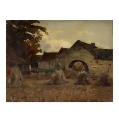 Robert Noble, Old Mill, oil on canvas