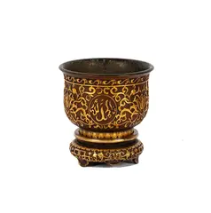 A Chinese Gilt, Untitled, bronze censer
