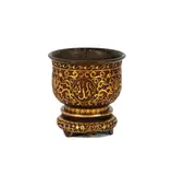 A Chinese Gilt, Untitled, bronze censer